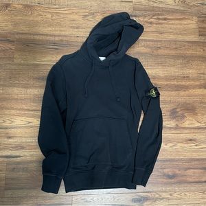 Stone island black hoodie